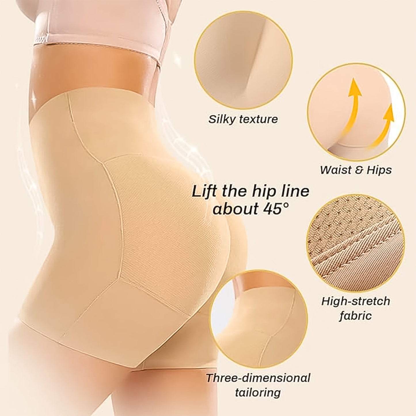 Body shaper Control Knickers Hip Pad