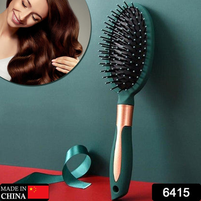 Massage Comb, Air Cushion Massage Hair Brush Ergonomic Matt Disappointment for Straight Curly Hair Cushion Curly Hair Comb for All Hair Types, Home Salon DIY Hairdressing Tool  (1 Pc)