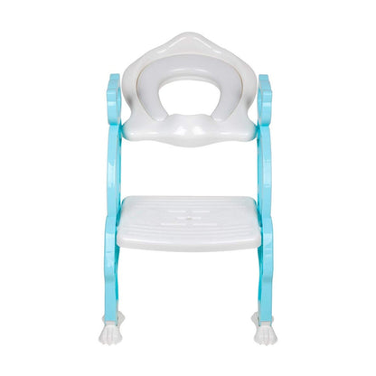 Step stool potty seat for toddlers with built-in ladder