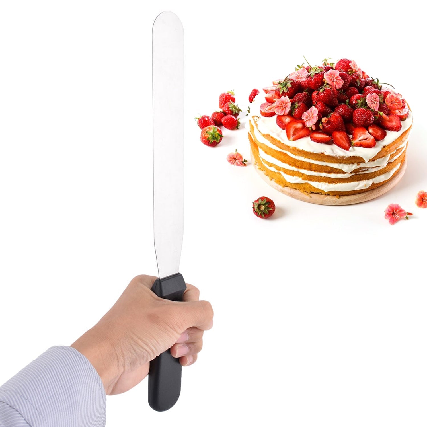 Cake Spatula for Baking Stainless Steel Spatula Cake 