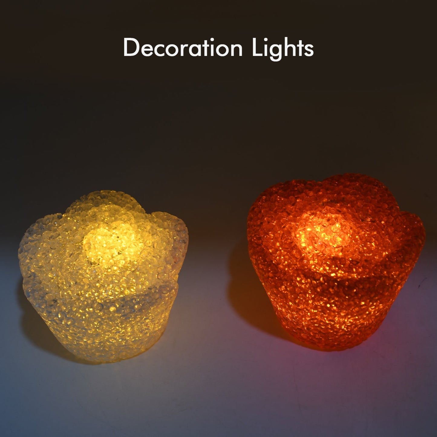 Unique LED lamp with crystal design