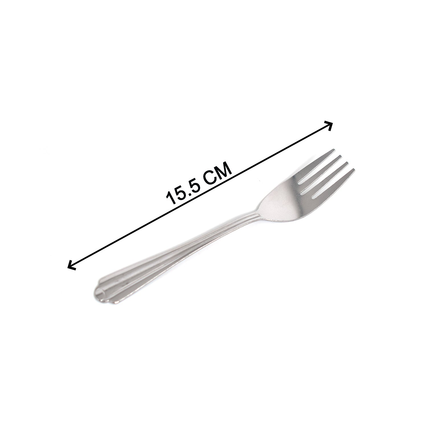 Small dinner forks in a set of 8 for versatile use