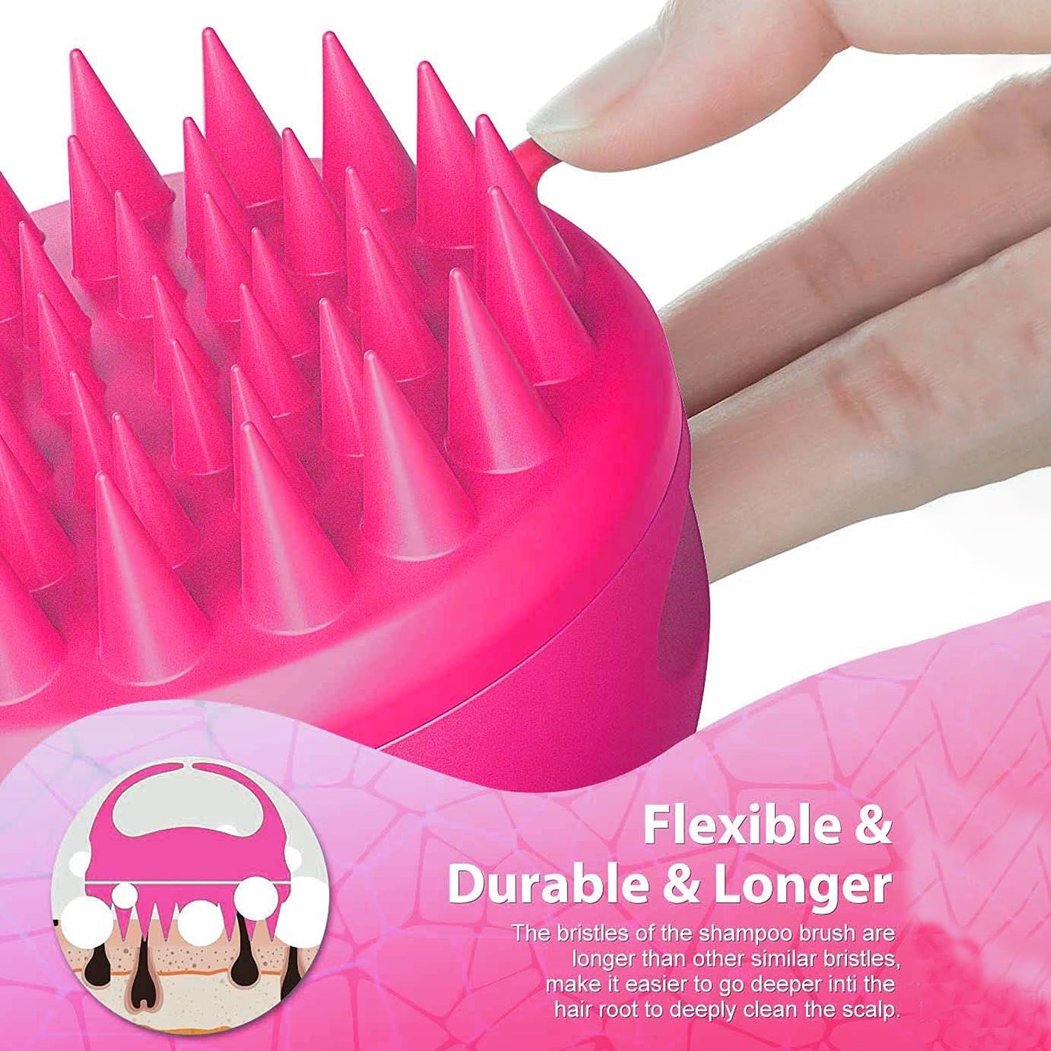 Shampoo Scalp Brush Comb