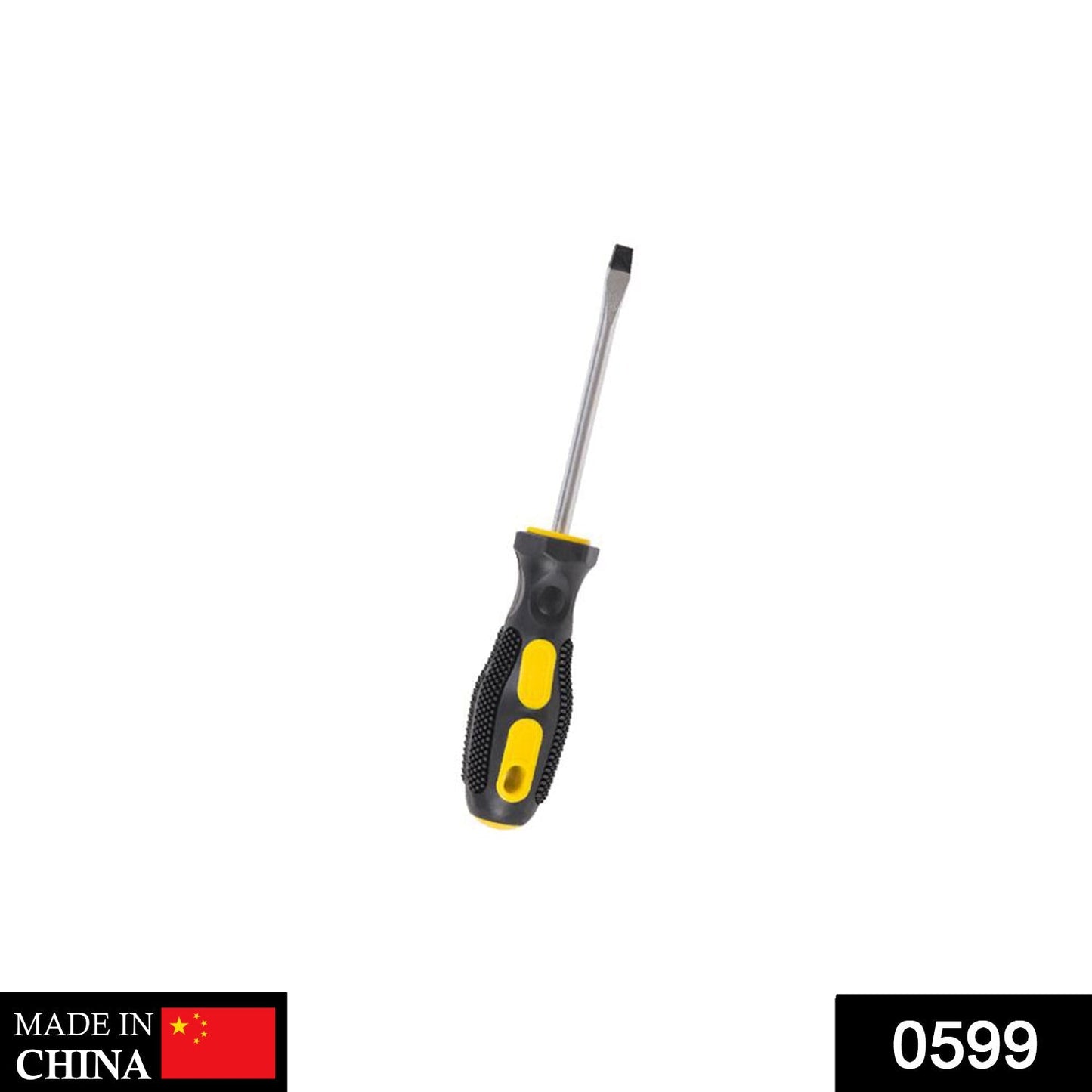 Slotted screwdriver in multiple colors