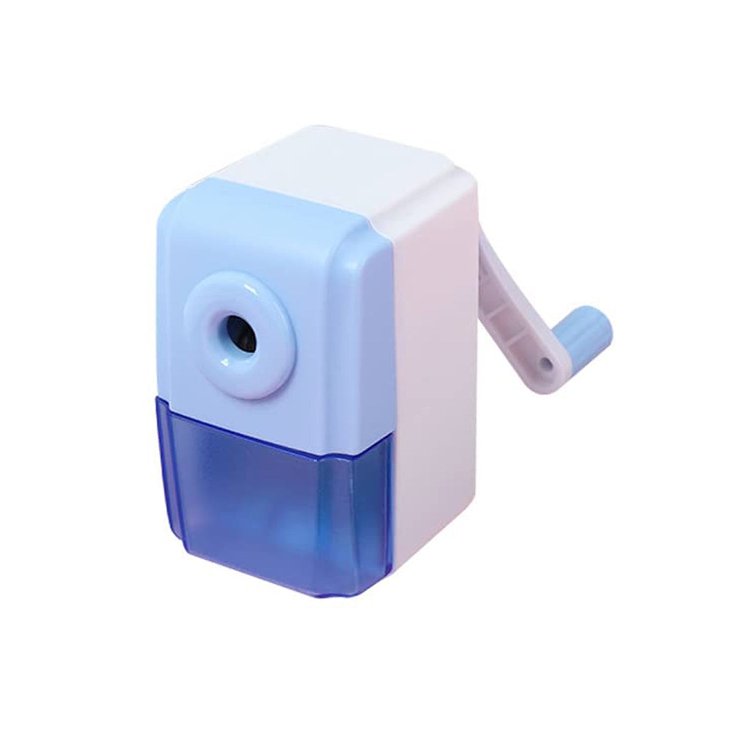 Pen Pencil Sharpener | Simple Student Office Pencil Sharpener | Fashionable and Convenient Non-Slip Base Pencil Sharpener，Lightweight Manual Sharpener, Non-Slip Handle (1 Pc)