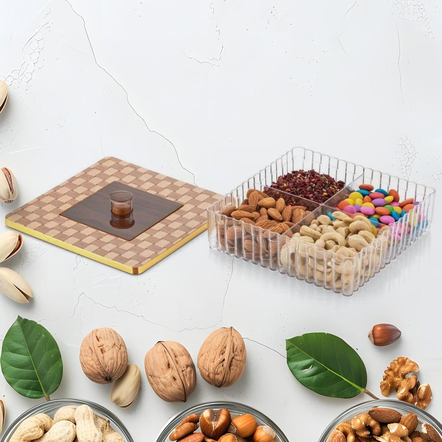 Transparent Plastic Super King Dry Fruit Container