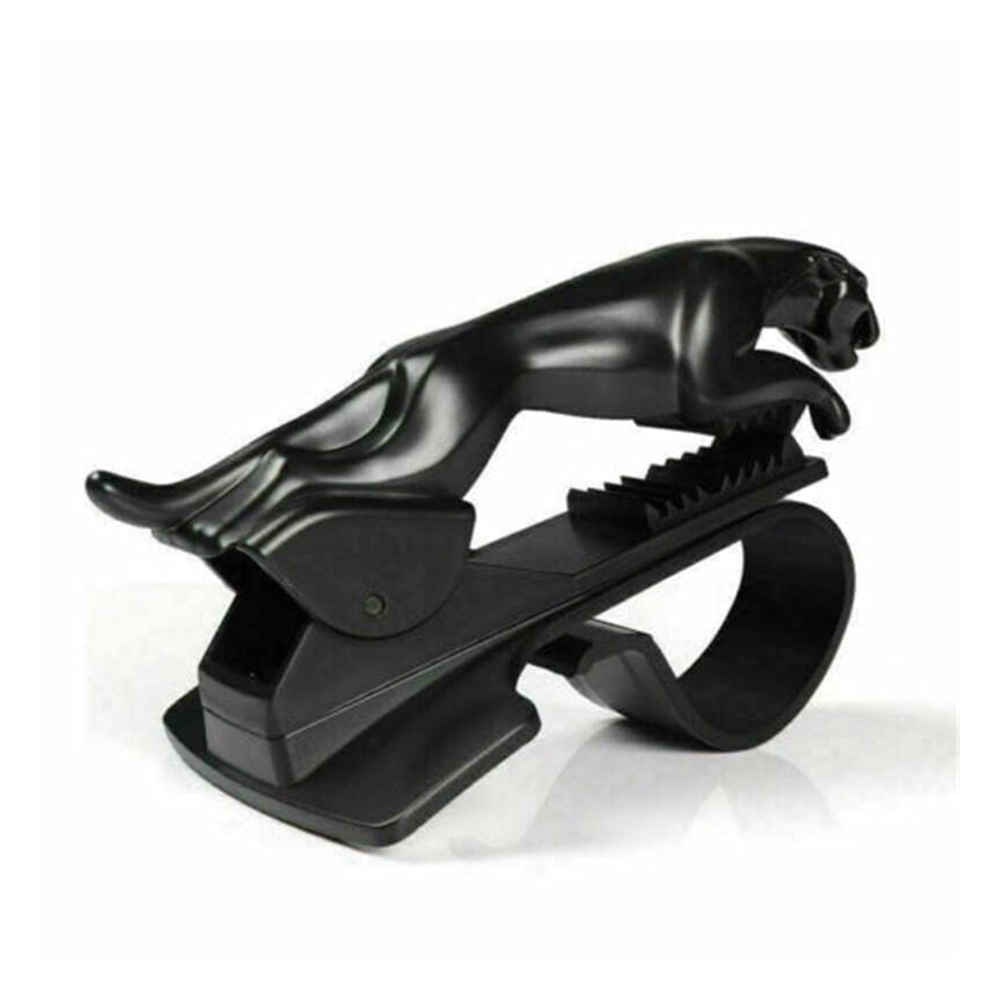 Plastic phone clip with a jaguar pattern