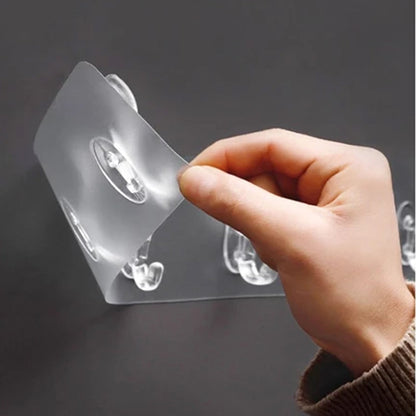 Adhesive Transparent Heavy Duty Wall Hook