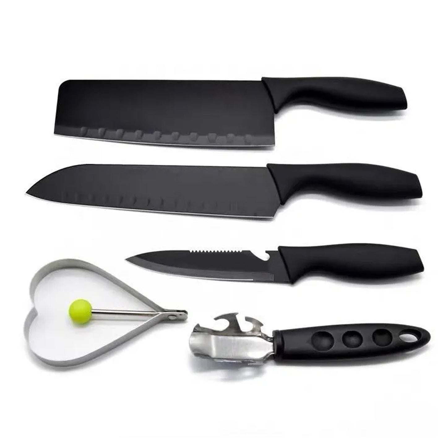 5-piece stainless steel knife set