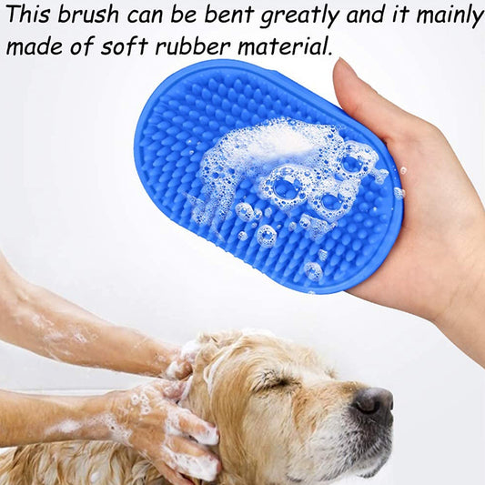 Bathing brush for dog