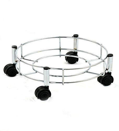 Stainless steel gas cylinder trolley, durable