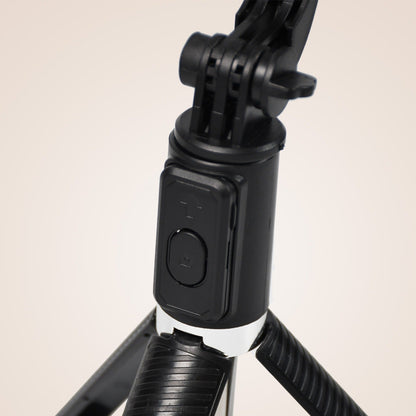 Selfie stick with tripod and Bluetooth functionality for easy photos