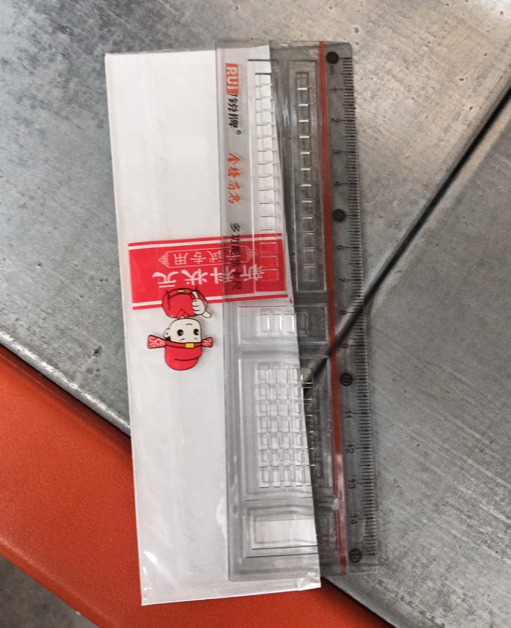 Plastic Ruler Scale Transparent Straight Measuring Tool 15cm (Pack of 1)