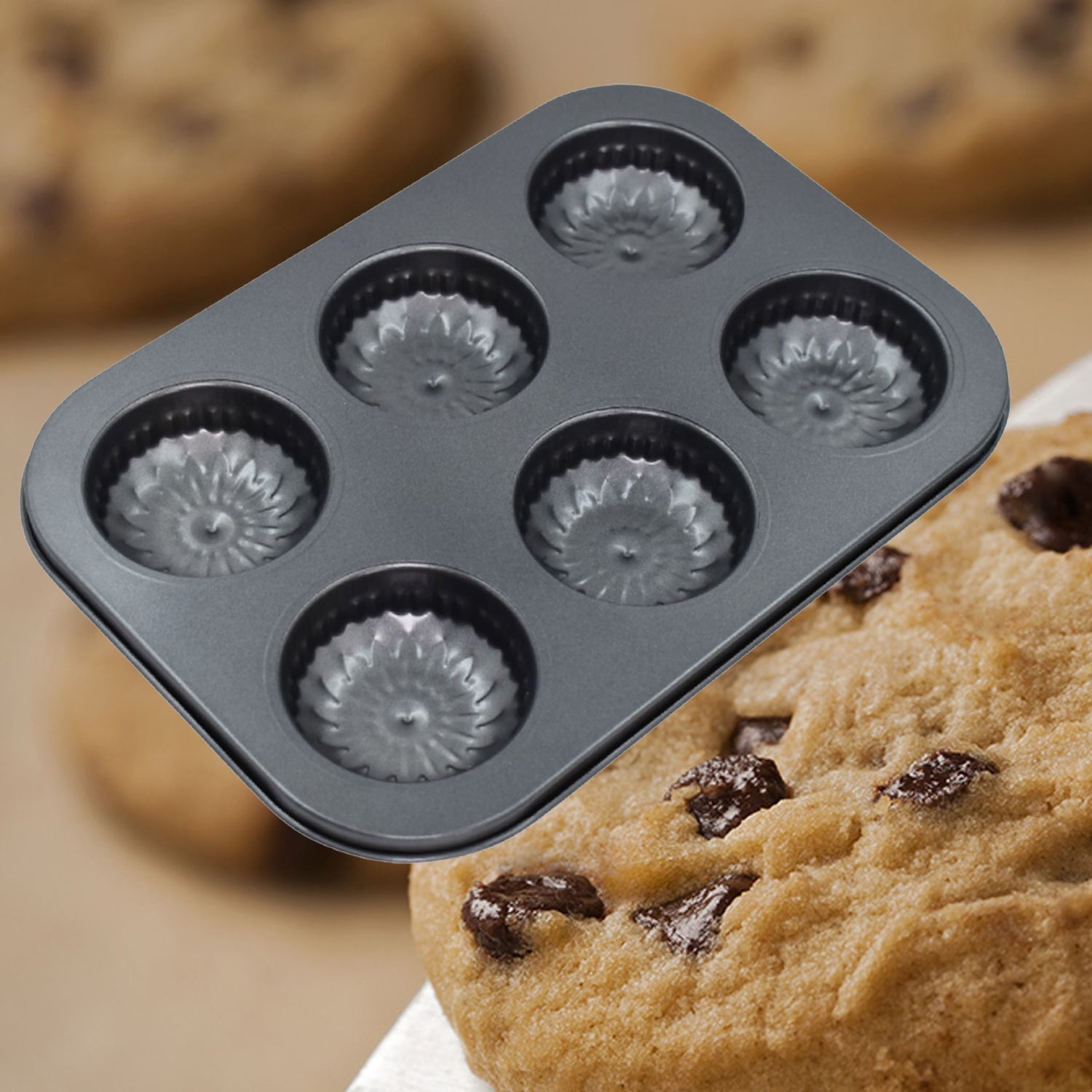 Muffin and pancake non-stick baking mold