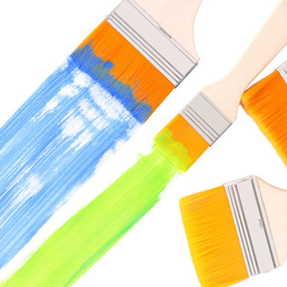 Artistic brush set of 5 flat brushes for painting