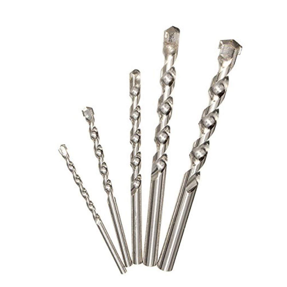 Set of 5 multicolour drill bits for metal.