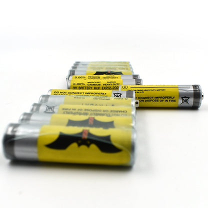 Pack of AA batteries for household gadgets and tools.