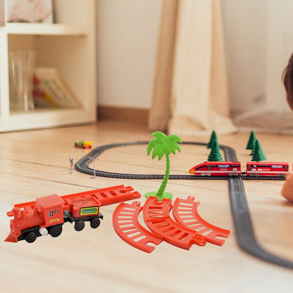 World Express mini train set, includes cars and tracks