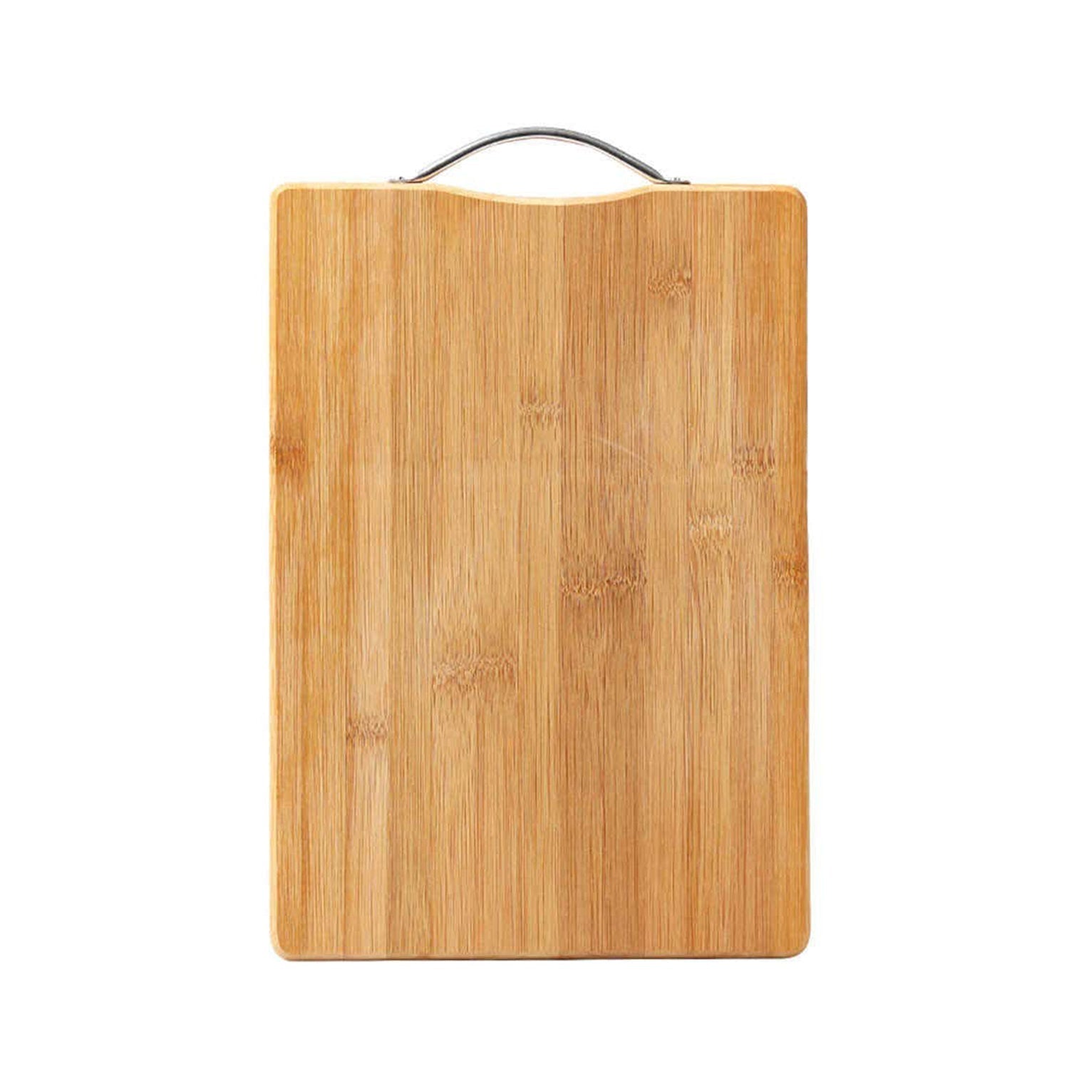 Cutting board with anti-skid mat for secure cutting.