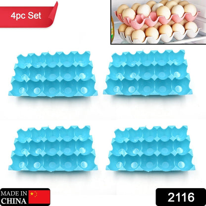 Egg trays for 15 eggs, plastic storage