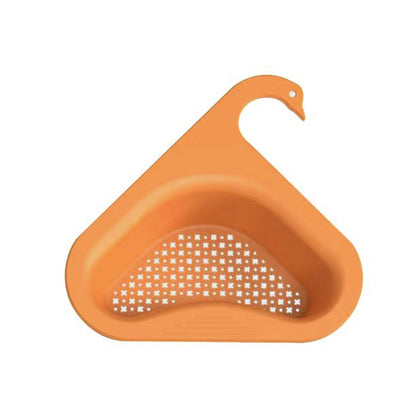 Swan drain strainer for easy and efficient kitchen waste disposal