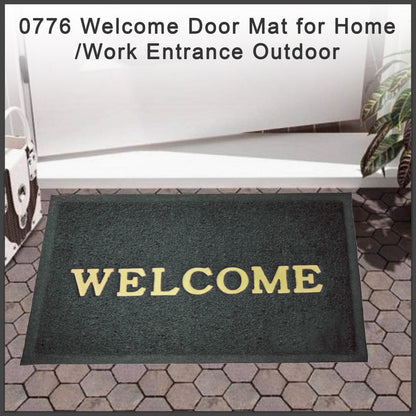 Durable outdoor welcome mat for home or work entry.