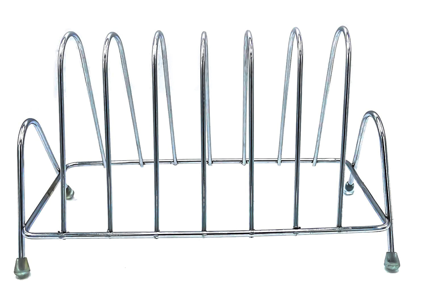 Square plate rack holder for kitchen storage