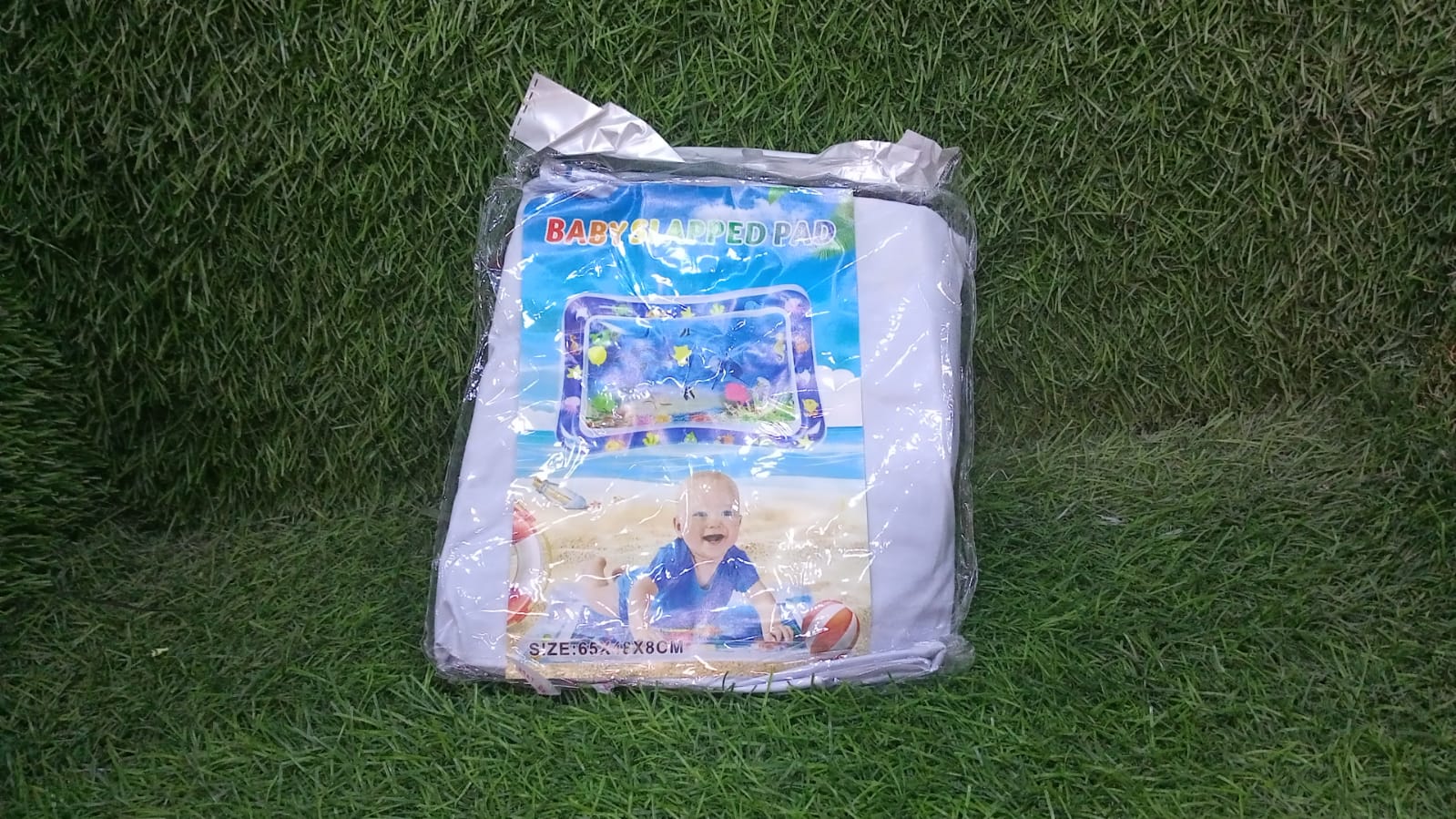 Inflatable baby water play mat